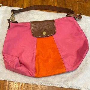 Longchamp Handbag Mini in Pink and Orange